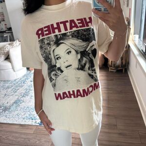 Heather McMahan Bamboozled face graphic concert tee size medium